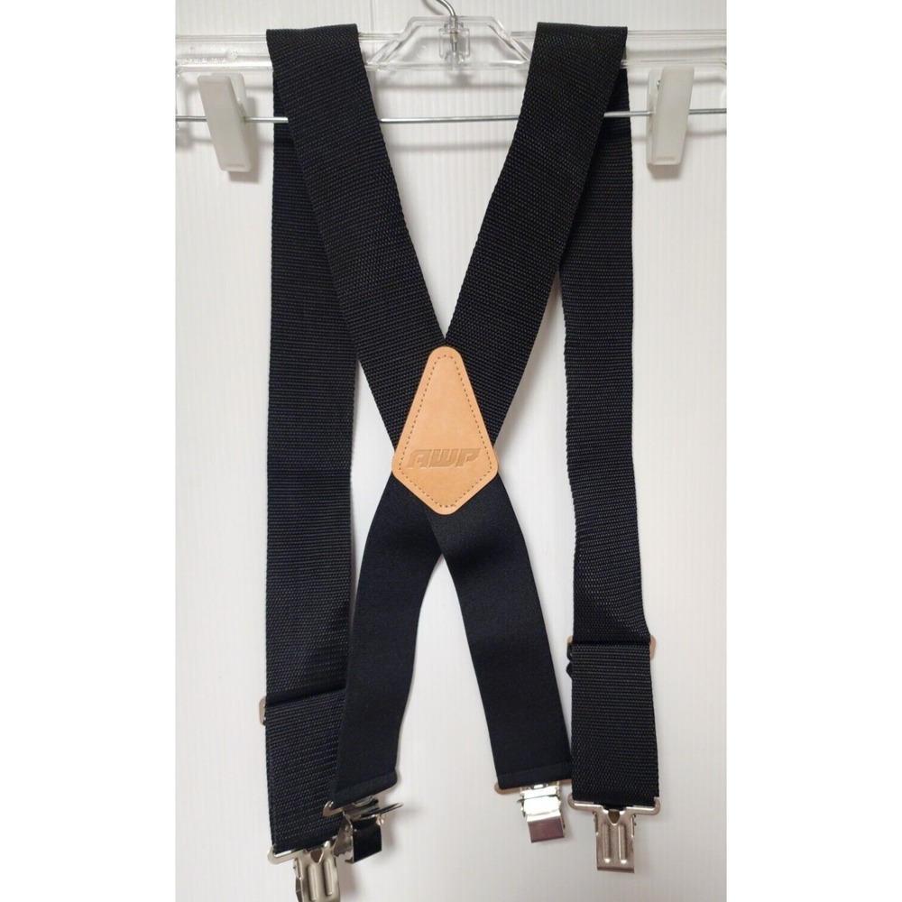 AWP  Black Work Suspenders 2" Fully-Adjustable